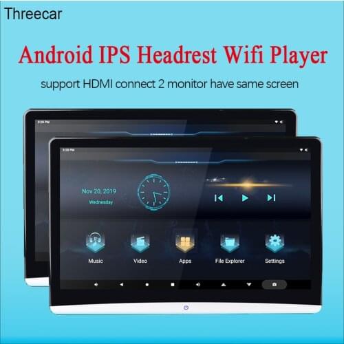 10.1 Inch Android Car Headrest Monitor HD 1080P Video Touch Screen WIFI/Bluetooth/USB/SD//FM MP5 Video Player