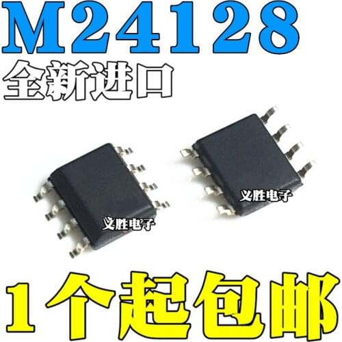 New and original M24128-BWMN6TP M24128 4128BWP Memory chips SOP8 Brand new original memory chips, SOP - 8 encapsulation