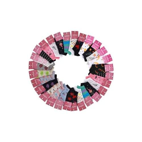 Wholesale Mixed 12-Pack Womens Booties Socks-comfortable womens socks-womens choice