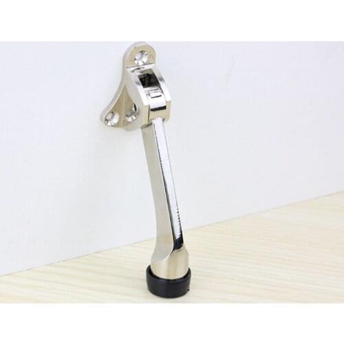 Kickdown Door Stop Drop Down Door Stopper Stops Holder with Rubber Tip