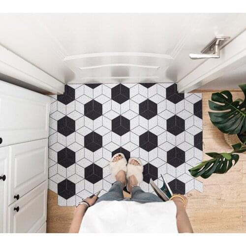 Anti-slip Doormat Home Decor Mats Carpet PVC Freely Cuttable Custom Entrance Doormat Kitchen Mat Bathroom Mat Floor Mats Carpet