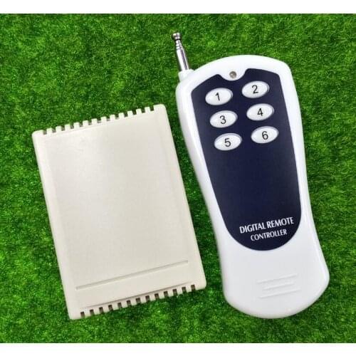 Universal 433mhz DC 12V 6 channel RF Wireless radio Remote Control switch system Receiver Transmitter 100m