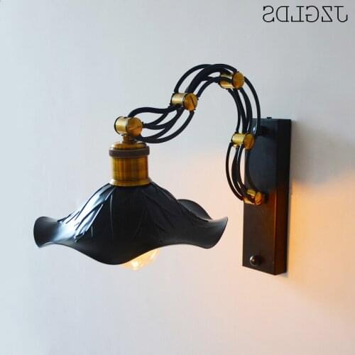 Vintage wall lamp nicho de parede iron bedroom bedside monkey lamp