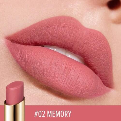 Waterproof Non-Stick Lipstick Full Color Matte Lipstick Long-Lasting Lipsticks Moisture Easy to Color Gift for Women 12 Colors