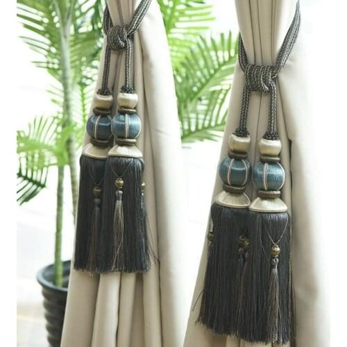 European Style Curtain Bandage Hanging Ball Pairs of Tassels Hanging Ball Tassel Curtain Tying Wholesale decorative balls