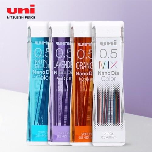 1pcs UNI Color Lead Nano Dia 202NDC Colorful Nano Lead 0.5mm Smooth Writing High Strength Easy To Write and Not Easy To Break