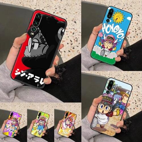 Anime Dr. Slump Phone case For Huawei P Mate P10 P20 P30 P40 10 20 Smart Z Pro Lite 2019 black fashion shell 3D cover tpu prime