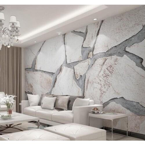 Customized wallpaper for walls Modern simple 3d marble photo wallpaper for walls Home Decoration
