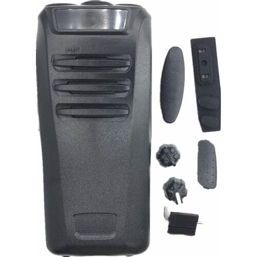 New Front Shell Cover Housing Case +Knob Refurb Kit For Kenwood NX340 NX240 Walkie Talkie Radio Accessories