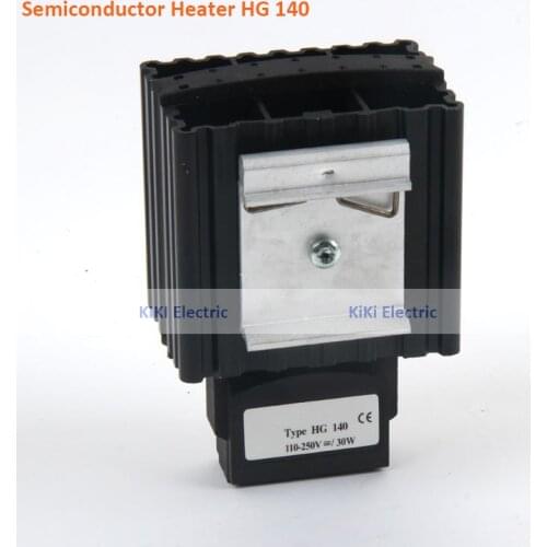 DIN Rail Mounting 30W Semiconductor Heater HG140 Cabinet PTC Heating Element,120-240VAC Moisture Trap use for electric enclosure