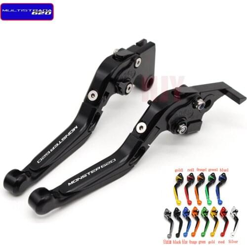 Motorcycle Folding Extendable CNC Moto Adjustable Clutch Brake Levers For Ducati Multistrada 620 MTS 620 2003-2006