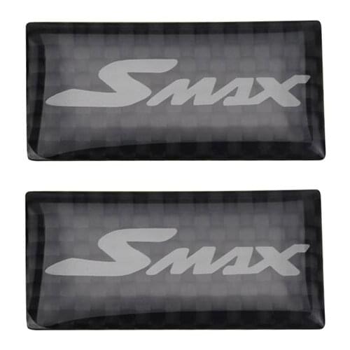 KODASKIN Motorcycle Stickers Raise 3D Emblem Carbon Decals for YAMAHA SMAX