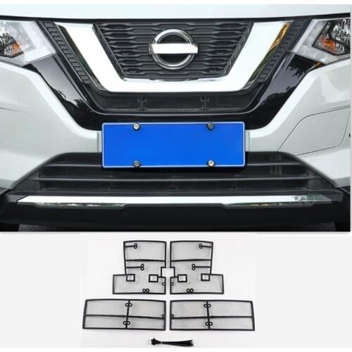 Stainless Front Grille Insert Net Insect Screening Mesh Cover Trim For Nissan X-Trail X Trail T32 Rogue 2017 2018 2019 2020