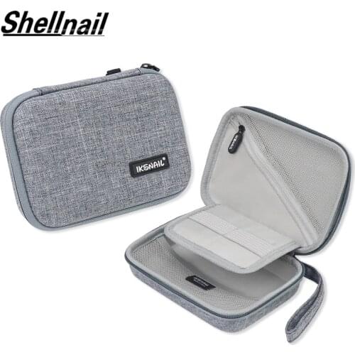 Shellnail Portable Digital Cables USB Bags Power bank Bag Hard Case For Electronics Earphone Accessories Hard Disk Handbag