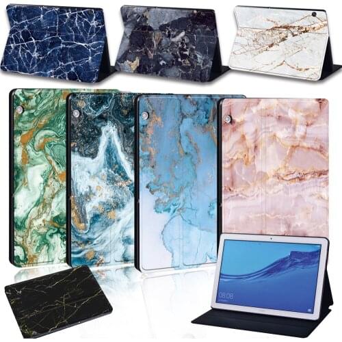 Shockproof Tablet Case for Huawei MediaPad T3 8"/T3 10 9.6"/T5 10 10.1"/M5 Lite 10.1"/M5 10.8" PU Leather Stand Protective Shell