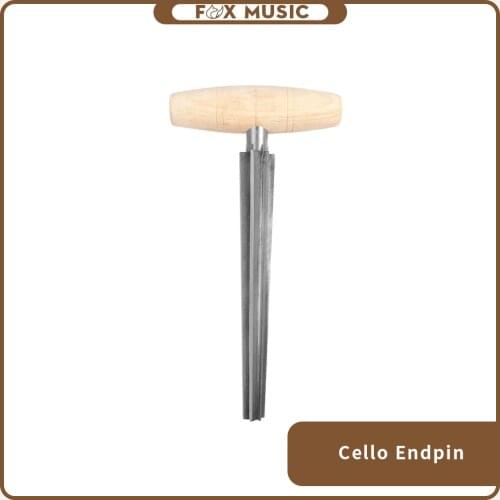 Cello Endpin Hole Reamer Shave 1:17 Taper with Wood Handle Luthier Tool Cello Parts and Accessaries New