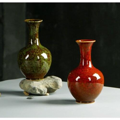 Garden Style Rustic Home Decor Jingdezhen Ceramic Vase Decoration Home Decoration Modern Teen Room Decoration For Home