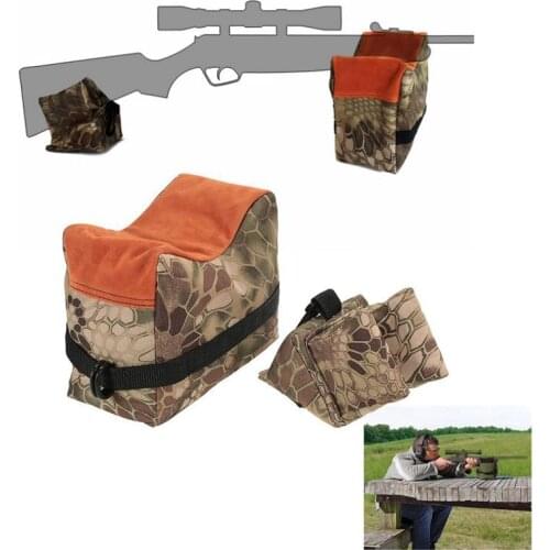 Tactical Front Rear Bag Sniper Shooting Gun Bag Target Stand Airsoft Air Guns Rifle Support Sandbag Bench Hunting Accessories