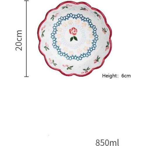 Plate Cuenco Vajilla Tigela Coconut Noodles Korean Ramen Serving Miska Kitchen Dining Bar Dinnerware Soup Ceramica Ceramic Bowl