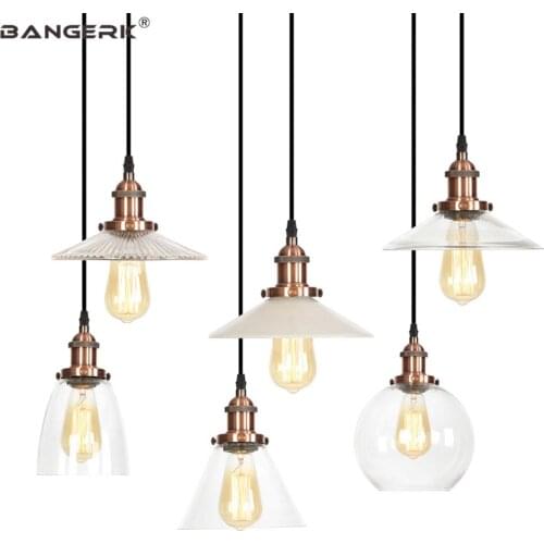Antique Edison Vintage LED Pendant Lamp Loft Industrial Hanging Light Glass Kitchen Bar Home Decor Lighting Droplight Luminaire