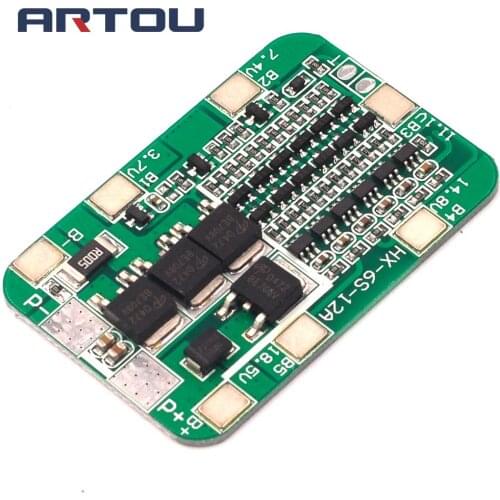 18650 6S 22.2V 12A Lithium Battery Charger Protection Board Module for 6pcs 18650 Li-ion Battery Cell Charging BMS 22.2V