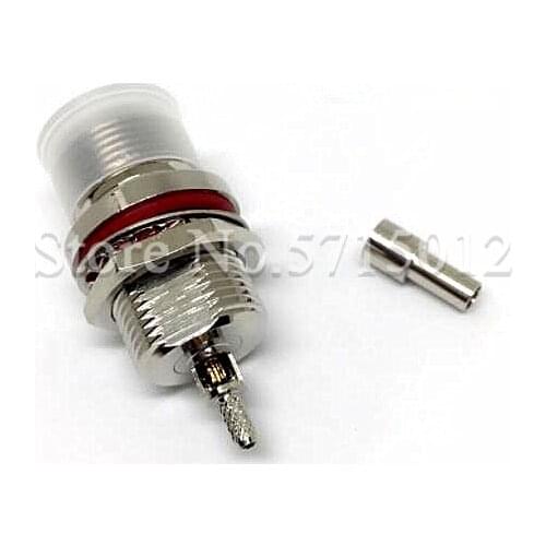1Pcs N Type RF Cable Connector NKY-1.5 Double-end External Thread Waterproof Famale Connectors Welding RG174 RG316 Wire