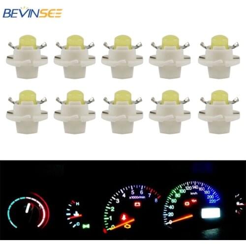 10 Pcs B8.4D B8.4 Bx8.4 882 6000K-7000K Dashboard Lights Indicator Light Instrument Air lamp Center Console Interior light