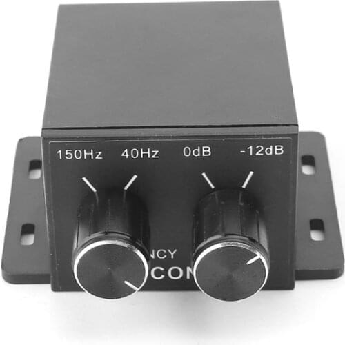 Car Audio Regulator Amplifiers Bass Subwoofer Stereo Equalizer Controller 4 RCA