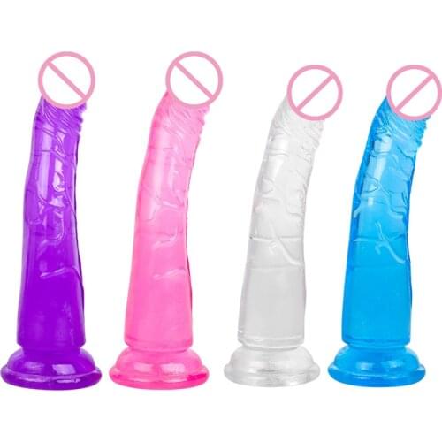Big Realistic Dildo with Suction Cup Vagina Massager Real Penis Dildo Erotic Anal Plug Sex Toys for Women Lesbian Masturbation