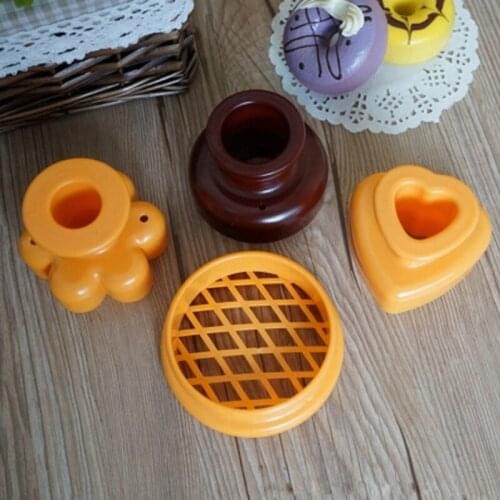 Flower Shape Donut Mold Heart Doughnut Maker Cutter Molds Dessert Food Bakery Baking Cake Mold Pineapple Bread Mold Random Color