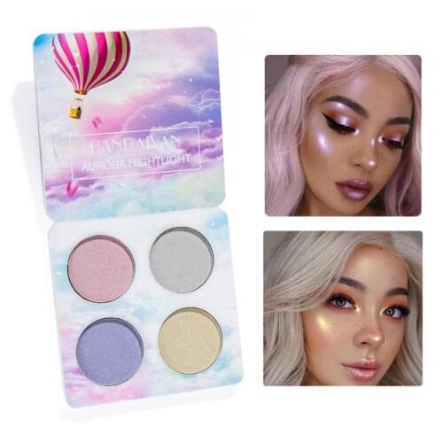Chameleon Highlighter Palette Makeup Powder Glow Set Luminador Maquiagem Shimmer Shining Face Brighten Highlighter T0196