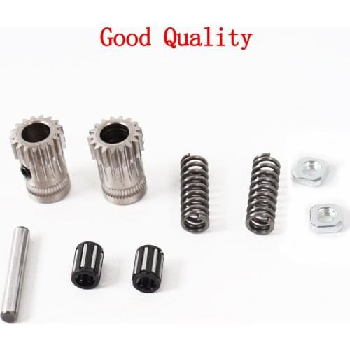 Good Quality Prusa I3 Mk2/mk2.5/mk3/mk3s 3d Printer Extruder Driving Gears Btech Dual Gears with 2pcs Extruder Spring