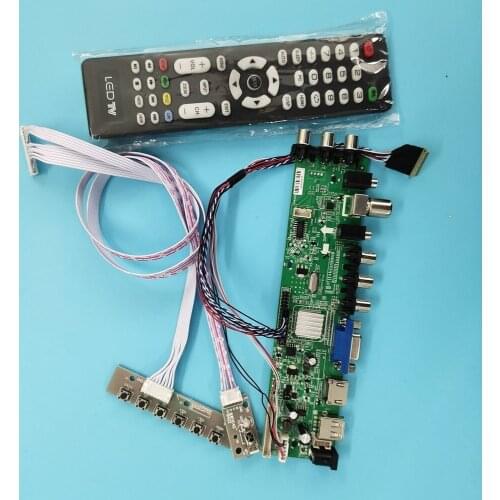 Kit For LP156WF1-TLF3/LP156WF1-TLA1 Signal controller board VGA LED HDMI digital 40pin 1920X1080 remote DVB-T2 WLED TV LVDS USB