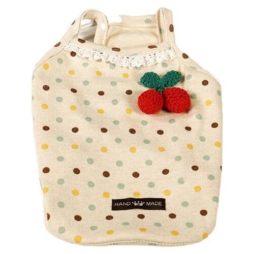 Summer Dog Vest Cat Clothing Pet Dog Shirt Chihuahua Yorkshire Pomeranian Poodle Bichon Schnauzer Pug French Bulldog Clothes