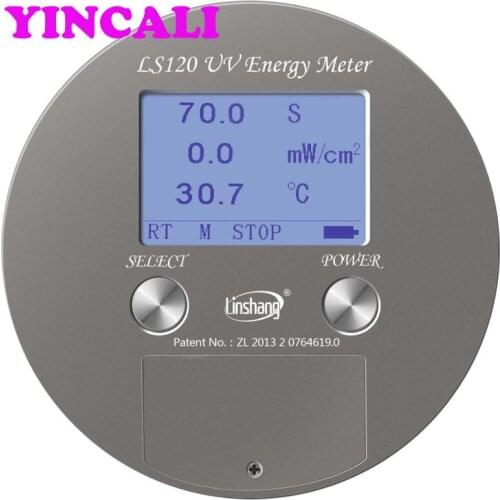 Multifunctional UV Energy Meter LS120 can measure the UV energy density, UV irradiance and temperature at the same time