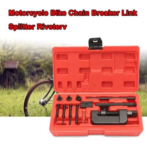 Tool Set Motorcycle Bike Chain Breaker Riveter Riveting Repair Link Splitter REMOVER CHAIN TOOLS CUTTER
