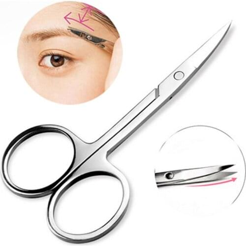 Stainless Steel A Scissors, Nose Hair Scissors, Eyebrow Trimming Tools, Double Eyelid Scissors, Elbow Scissors, Beauty Tools