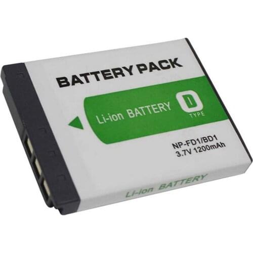 Rechargeable Lithium-ion Battery Pack for Sony NP-BD1, NPBD1, NP-FD1, NPFD1 InfoLITHIUM Type D