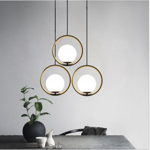 Nordic lustre pendente pendant lights crystal Home Decoration E27 Light Fixture bedroom hanging lamp
