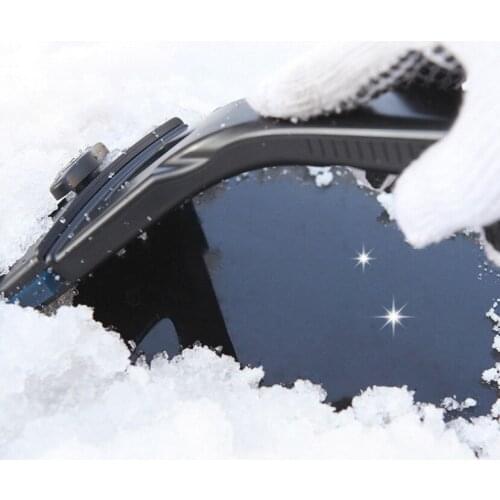 Car Cleaning Adjustable Beef Tendon Snow Shovel Winter Vehicle Snow Removal Snow Scraping Tool Defrosting and Deicing Shovel