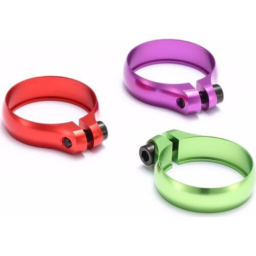 Aluminum Alloy Bicycle Seatpost Clamp 27.2/31.8/34.9mm Seat Tube Clamp MTB Bike Seat Tube Clip Bike Parts Bike Saddle Seat Clamp