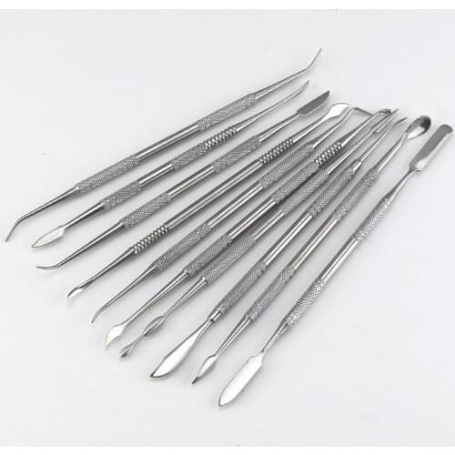 10pcs Stainless steel clay sculpture knife Sculpture tools for modeling ceramic crafts