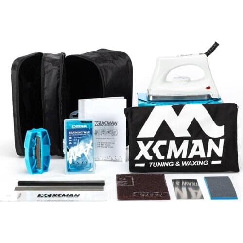 XCMAN Ski Snowboard Complete Waxing And Tuning Kit Storge Bag For Travling and Storge Tools Pouch With Zipper With Waxing Iron