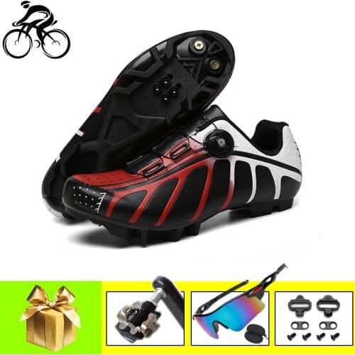 Cycling shoes mtb SPD pedals men women Breathable Professional Racing Biking Shoes Self-locking Ultralight Bicycle Sneakers