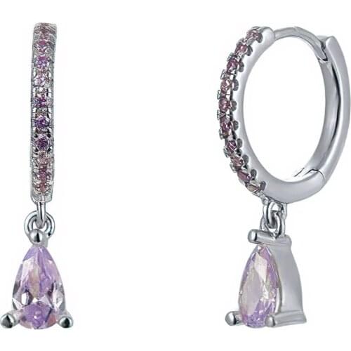 DARK DIAMOND-teardrop ring zircon in 925 sterling silver or 18K gold plated