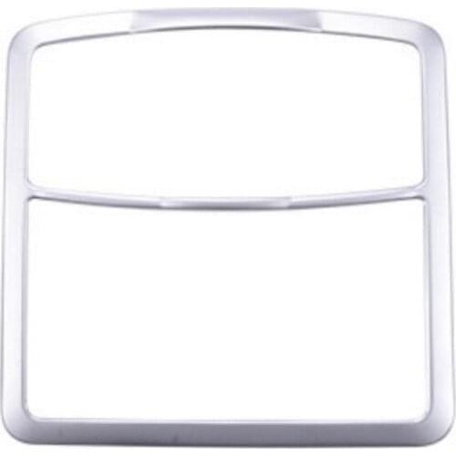 Tonlinker Interior Front+Rear Reading Cover Stickers for HONDA VEZEL HRV 2014-19 Car Styling 2 PCS ABS Chrome Cover stickers