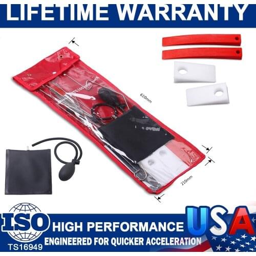 Universal 12X Car Door Open Unlock Tool Kit Key Lost Lock Out Emergency Air Pump