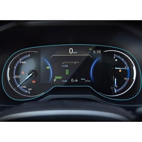 Car Instrument Panel Protector For Toyota RAV4 RAV-4 2020 2019 Center Control Touchscreen Protector Dashboard Membrane Film