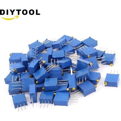 10pcs 3296W-103 3296 W 10K ohm Trim Pot Trimmer Potentiometer Good quality