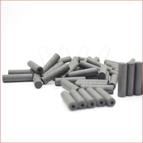 100 PCS Rubber Points Polishing Pillar Wheels For Dental Jewelry Rotary Black